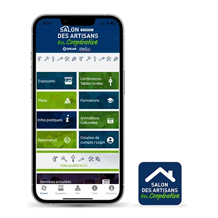 Application du salon des artisans en coopérative
